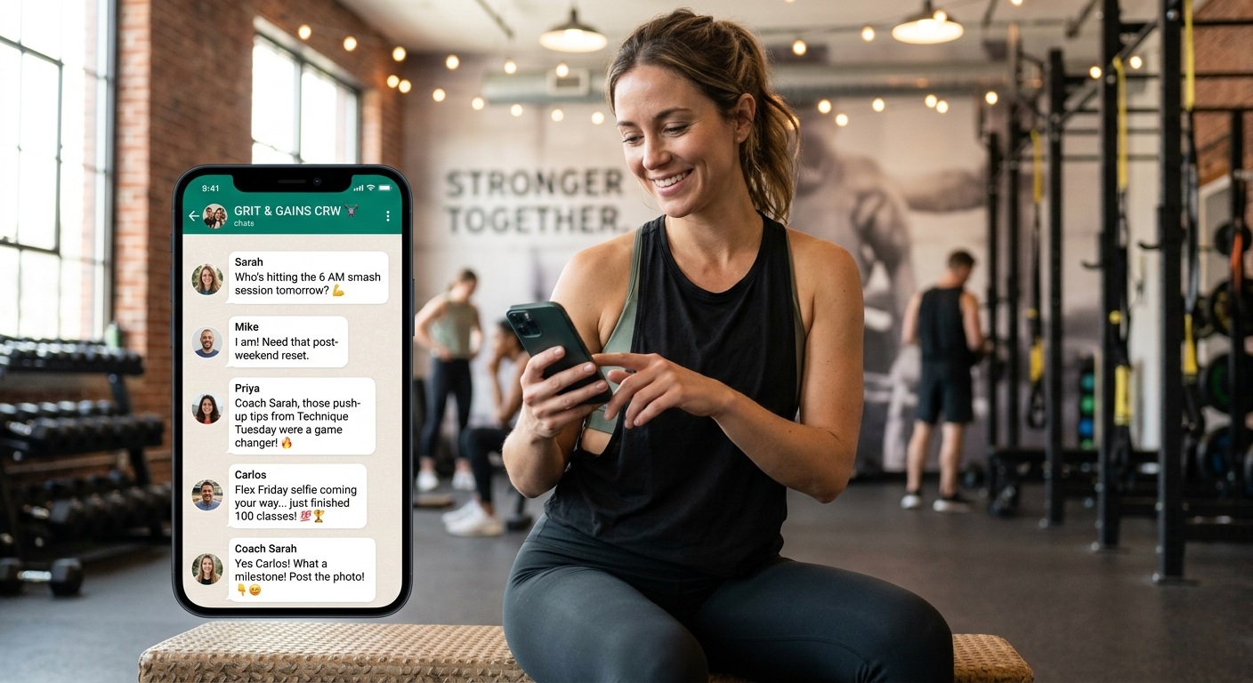 Whatsapp community for fitness field